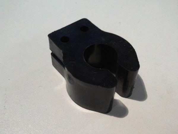 Compactor Plate rubber wheel clamp
