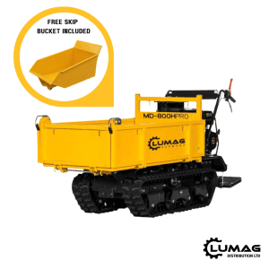 MD800HPRO petrol track dumper with Free Skip Bucket worth £599