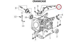 Loncin G200F Crankcase Oil Level Switch