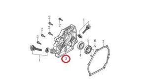Loncin G200F Crankcase Cover