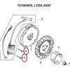Loncin G200F Hexagon Bolt with Flange