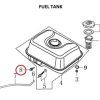 Loncin G200F Hexagon Bolt with Flange - Image 2