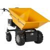 Lumag MD500E Pro 500kg Electric Power Barrow with Pneumatic Tip - Image 3