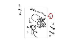 Loncin G200F Starter Motor Component