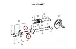 Loncin G200F Adjustable Bolt of Valve