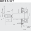 Loncin Engine G200F-G5 196cc Generator Taper Shaft - Image 4