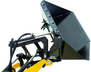 Side tipping bucket, 1301 f MT250