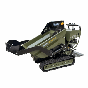 Hydraulic mini dumper with tracked drive